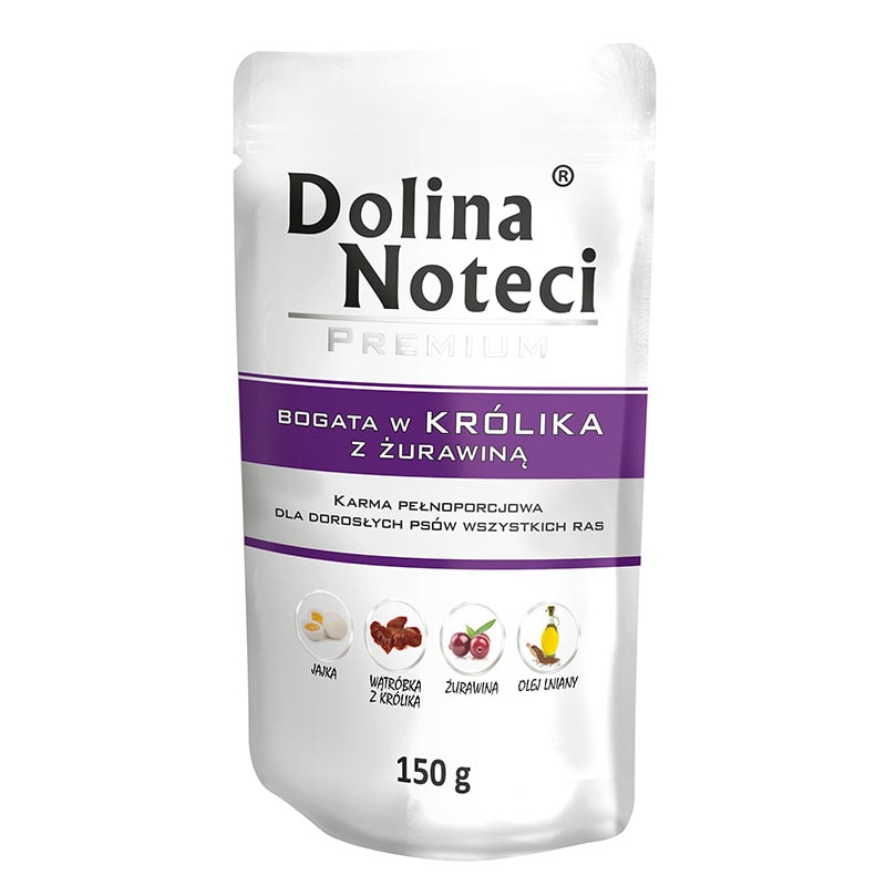 DNP KROLIK I ZURAWINA PIES 10X150G DNP