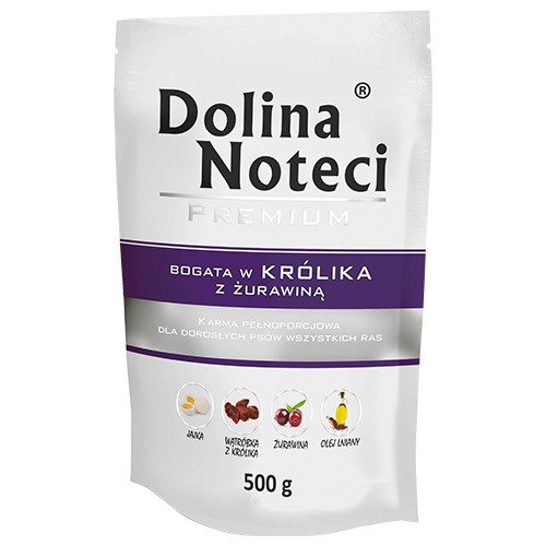 DNP KROLIK I ZURAWINA PIES 10x500G DNP