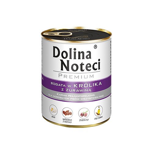 DNP KROLIK I ZURAWINA PIES 12x800g DNP