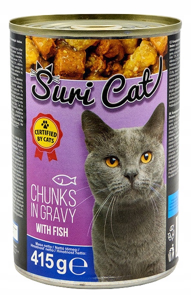 SURI CAT Z RYBĄ 20x415G