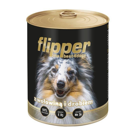 FLIPPER WOL I DROB PIES 12x800g