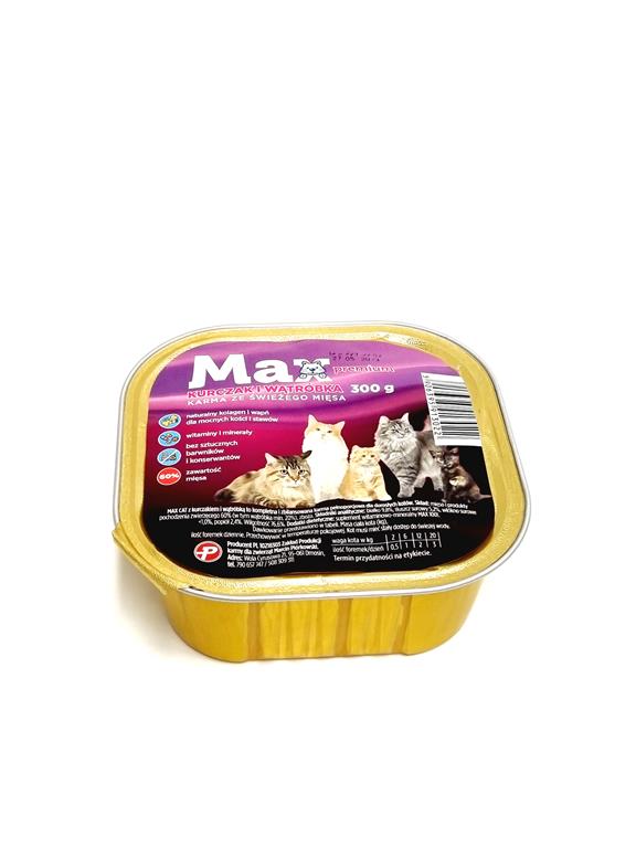 MAX KURCZAK Z WĄTRÓBKĄ KOT 50x300G