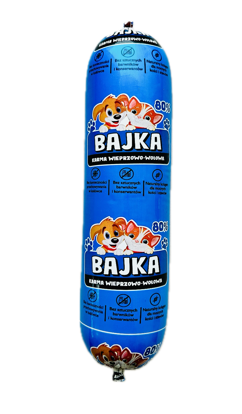 BAJKA CLASSIC Z WIEPRZOWINA I WOŁOWINA 10x1KG 