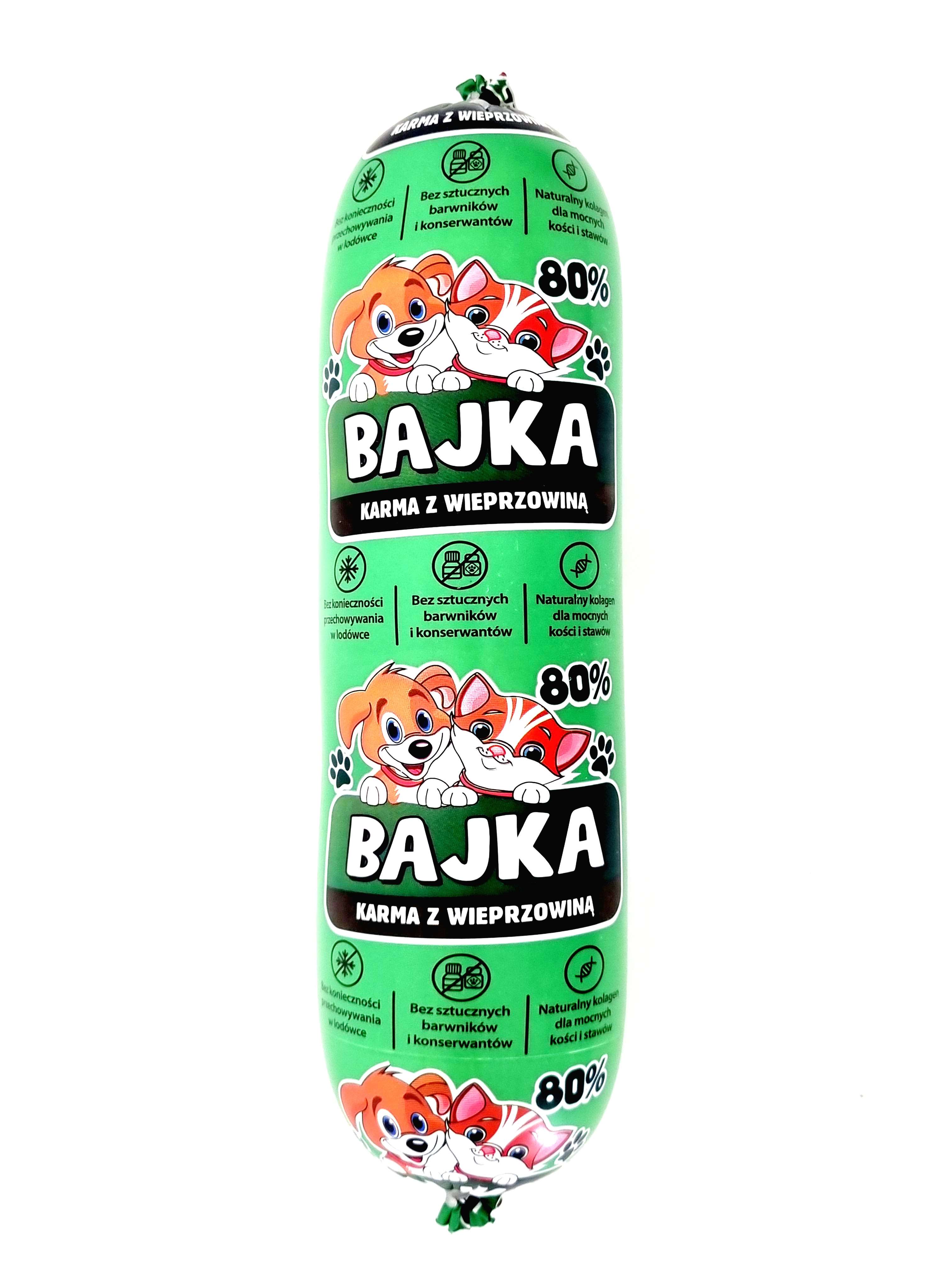 BAJKA CLASSIC Z WIEPRZOWINA 10X1KG (Sugerowana cena sprzedaży w detalu 3,99 zł brutto.)