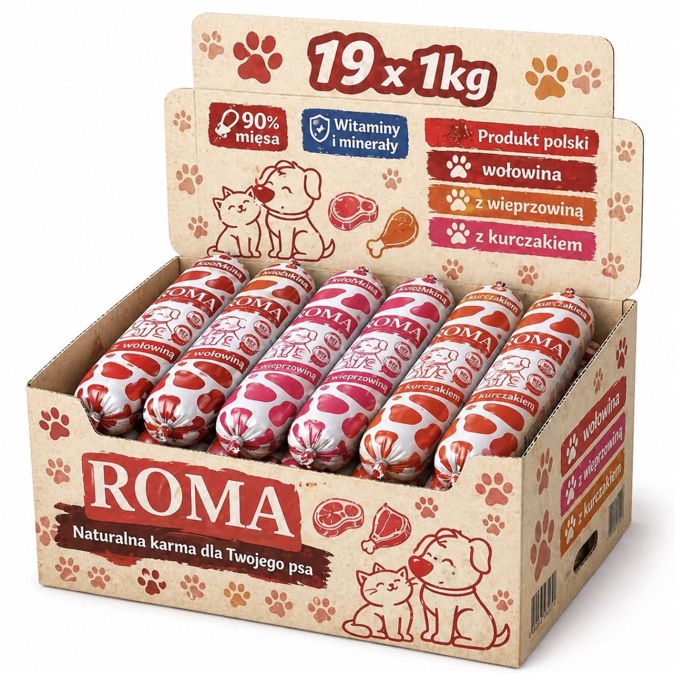 ROMA PAKIET 19SZT X 1KG